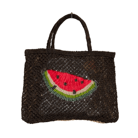 Watermelon Jute Bag Black