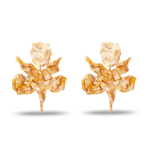Dandelion Paper Liliy Earrings - Villa Yasmine