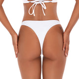 Carson Bikini Bottom - White - Villa Yasmine