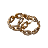 Gold Chain Earrings - Villa Yasmine
