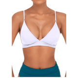 Micheline Bikini Top - White - Villa Yasmine
