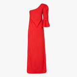 Buenaventura Cotton Maxi Dress - Red - Villa Yasmine