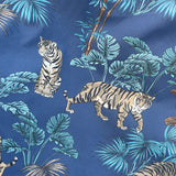 Jungle Tiger Print Swim Shorts - Navy - Villa Yasmine