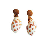 Shell Earrings - Multi White - Villa Yasmine